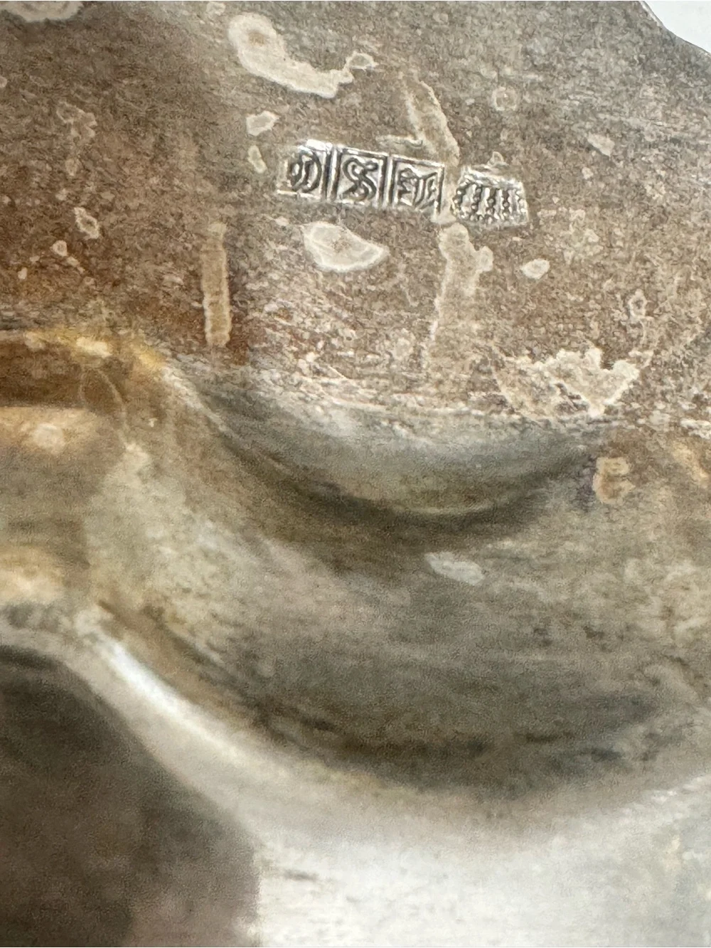 Big Victorian BSC Birmingham Silver Company Plate Serving Tray w Handles Feet
